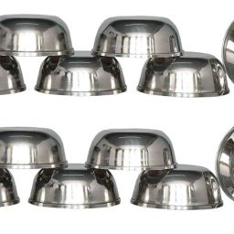 Stainless Steel Serving Bowl Steel Bowl 12 Pcs Set-image-31