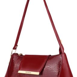 Red Women Shoulder Bag Stylish Fancy Shoulder Unique Design Handheld Women Sling Bag-image-13
