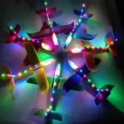 ichoice Foam Glider Plane, Colorful Light Foam Plane Set of 2 Throwing Foam Plane with Dual Flight Mode, Foam Plane Toy for 3 to 8 Year Children's image 2