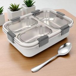 Stainless Steel Lunch box 3 Containers_S76 3 Containers Lunch Box-image-85
