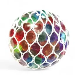 Squishy Mesh Ball For Kids, Stress Relief Hand Fidget Toy [Pack 1Pcs] - 6 cm-10