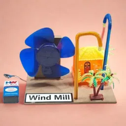 School Science Wind Mill Project Kit Working Model Experiment Toy Kids Educational Electronic Hobby Kit-9