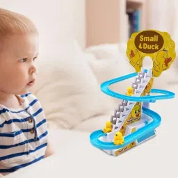 New rare Best Duck Track Toys for Kids - Small Ducks Stair Climbing Toys-image-67