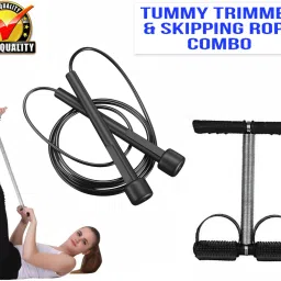 Single Tummy Trimmer & Skipping Rope Combo | Exercise Equipment Home Gym Ab Exerciser-image-55
