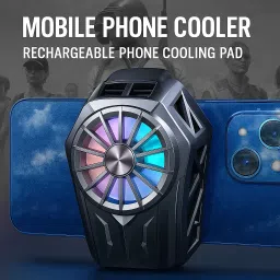 WRADER Portable Rechargeable Semiconductor Radiator Mobile Phone Heating Cooling Fan 1 Fan Cooling Pad-12