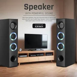 querial S-D/A 100 W Bluetooth Tower Speaker image 3