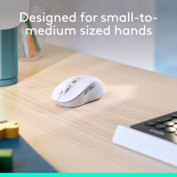 Logitech M650 Silent -Small to Medium Sized Hands Wireless Ambidextrous Optical Mousewith Bluetooth image 3