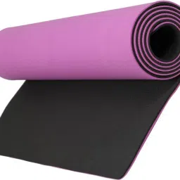 TPE ECO FRIENDLY YOGA MAT 8MM (COLOUR MAY VARY) Multicolor 8 mm Yoga Mat-image-42