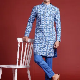 Men Pure Cotton Kurta Pant Set-image-47