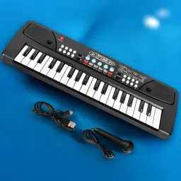 H402(37 Keys )Piano Toy with Microphone, USB Power Cable & Sound Recording Best Birthday Gift for Boys and Girls Musical Instruments Analog Portable Keyboard-picture-14
