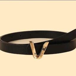 Women Party Black Artificial Leather Belt-image-118