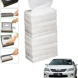 10 SET REFILLER WITH 100 PULLS (200 SHEETS) FOR TOYOTA COROLLA ALTIS OLD Vehicle Tissue Dispenser-image-84