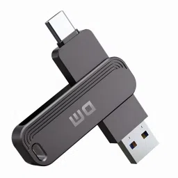 DM PD237 64GB USB 3.2 Type C High-Speed Metal Pendrive for PC, Laptop, 64 GB OTG Drive Compatible with Audio Player, Desktop Computer, Gaming Console, Laptop, Mobile, Tablet, Television USB 3.2 Metal Case-1