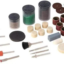 105PC Rotary Tool Accessories Kit Mini Drill Bit Set with 3.2mm Mandrel in Electric Drill with 6pcs/Set Mini HSS Circular Saw Blade Rotary Tool for Metal Cutter Power Tool Set Rotary Bit Set-image-5