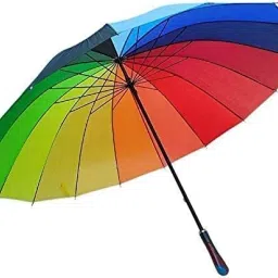 Rainbow Umbrella Large, Compact, Windproof, Auto Open Rainbow Umbrella for Kids Umbrella-picture-21