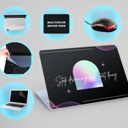 SDM 6IN1LAPTOPSKIN,SCREEN&KEYGAURD PROTECTOR,TRACKPAD,SLEEVEBAG,MOUSEPAD15.6INCH069 Combo Set-image-7