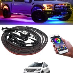 Multicolor Shine Chassis Underglow Kit Wireless Remote/Phone Control For Car-278 Car Fancy Lights-image-92