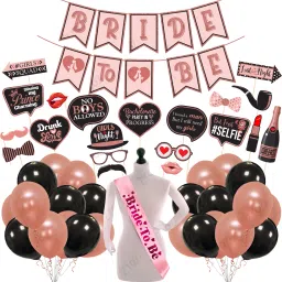 47 Pcs Bachelorette Party Decorations Kit, Bridal Shower Party Supplies-image-38