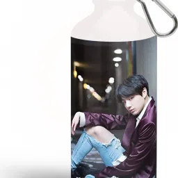 BTS Bangtan Boys Theme Fan Art Sipper Water Bottle 600 ml-picture-12