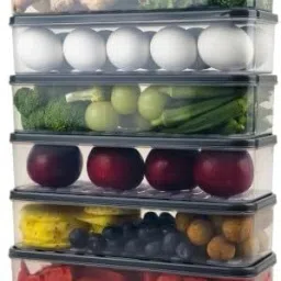 Plastic Fridge Container - 1250 ml-picture-16