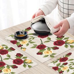 flipkart smartbuy Rectangular Pack of 6 Table Placemat image 2