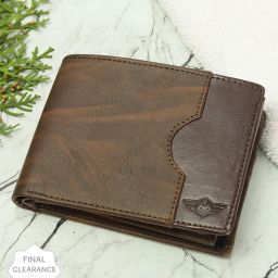 Men Casual, Trendy Brown Artificial Leather Wallet-image-9