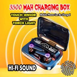 crecro M19 bluetooth earbuds headset wireless earphone 5.3 LED Display M10 Q11 Smart Headphones-image-133