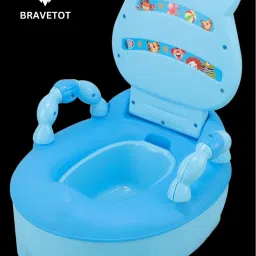 Bear-Shaped Potty Training Seat with Backrest,Arm Support & Removable seat Potty Seat-image-36