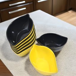 Plastic Vegetable Bowl Lbowl-S12-Y&B-image-59