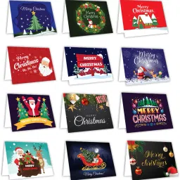 Merry Christmas Notecards For Gifts (Type 1) Greeting Card-image-5