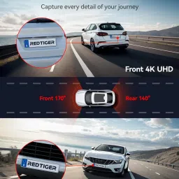 redtiger 4K Dash Cam Dashboard Camera System image 5