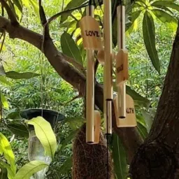 Wind Chime Metal Hanging Bells Tubes Home Decor for Positive Energy M-BF-70 Aluminium Windchime-image-37