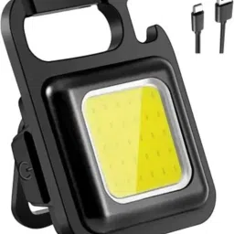 Portable LED Keychain Flashlight Rechargeable 4 Modes With Bottle Opener 85 8 hrs Torch Emergency Light-2