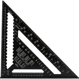 Aluminum 12-inch Rafter Square Carpenter Measuring Layout Tool Ruler-16