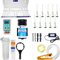 Efficient Cooling Fogger Kit – 10 Nozzles for Dairy & Poultry, 100GPD 2.5 L Hand Held Sprayer-image-2