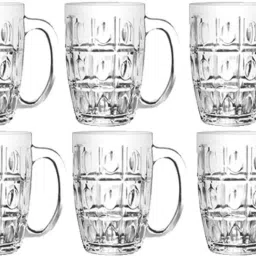 JUICE , BEER MUG SET OF 6 PCS MADE IN THAILAND Glass Beer Mug-image-26