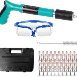 Manual Steel Nail Gun Tool,Portable Mini Nail Shooting Machine Nail Gun Power & Hand Tool Kit-16