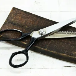Dressmaking Sewing Scissors Zig Zag Fabric Craft 8" Inches Scissors-F4 Scissors-image-1