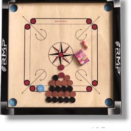 Carrom Board for Kids 26 inches medium glossy finish with Coins, Striker, Powder 60 cm Carrom Board-image-94