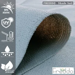 freddo Sun Shade Net 5 X 6 ft Polyester webbing 90% Portable Green House image 2