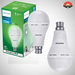 Pack of 2-Compact and Lightweight 12W LED Emergency Bulb for Easy Use 4 hrs Bulb Emergency Light-22