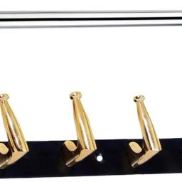 APERSON (24 Inch -Towel Rod/door Hanger/(Chrome Finish) (Pack of 2) 24 inch 1 Bar Towel Rod-image-0