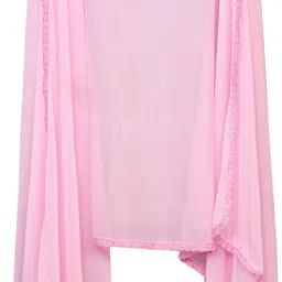 Chiffon Solid Pink Women Dupatta-image-92