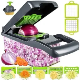 14 in 1 Multipurpose Chopper For Vegetable & Fruit Grater & Slicer Vegetable Chopper-image-41