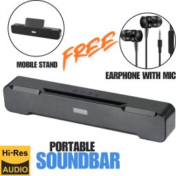 DPM Bluetooth Portable Speaker Sound Bar 10W High Bass with Earphone 10 W Bluetooth Soundbar-image-4