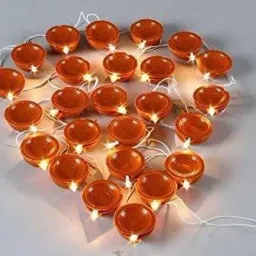 Diya Led Light 5M Electric Deepak LED Fairy String Series Lights Home Diwali Decoration Lightning - (Brown) Rope Light/Strip Light/Rise Light/Lighting for Deepawali Candle-picture-11