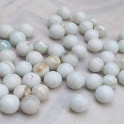 50 Piece Mix Milky Colour Kanche Marble Glass Ball Goli in Outdoor Toy-image-48