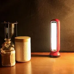akr Portable Rechargeable Led Lamp Cum Torch with Up to 4hrs Backup (Green-White) Torch image 2