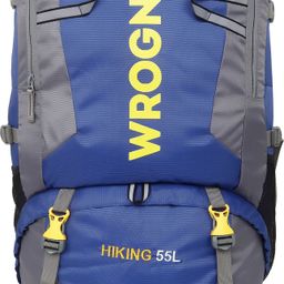 wrogn Trekking Bag For Hiking/Camping/Outdoor Sports with Rain Cover/Shoe Compartment Rucksack- 55 L-picture-4