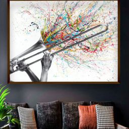 the art house Canvas Framed Stretched UV Digital Art Print-picture-45